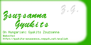 zsuzsanna gyukits business card